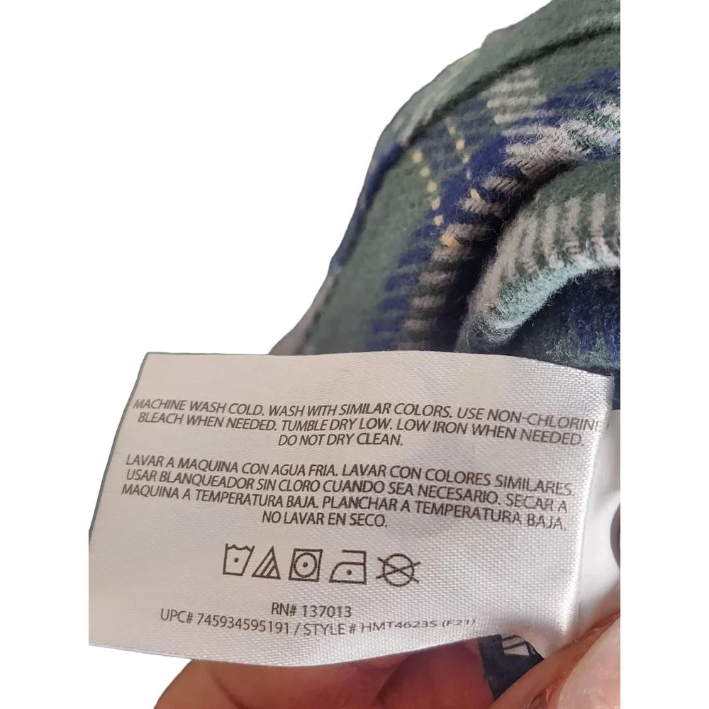 New with tags Woolrich Men's Brawny Flannel Green SZ XL - Picture 9 of 9